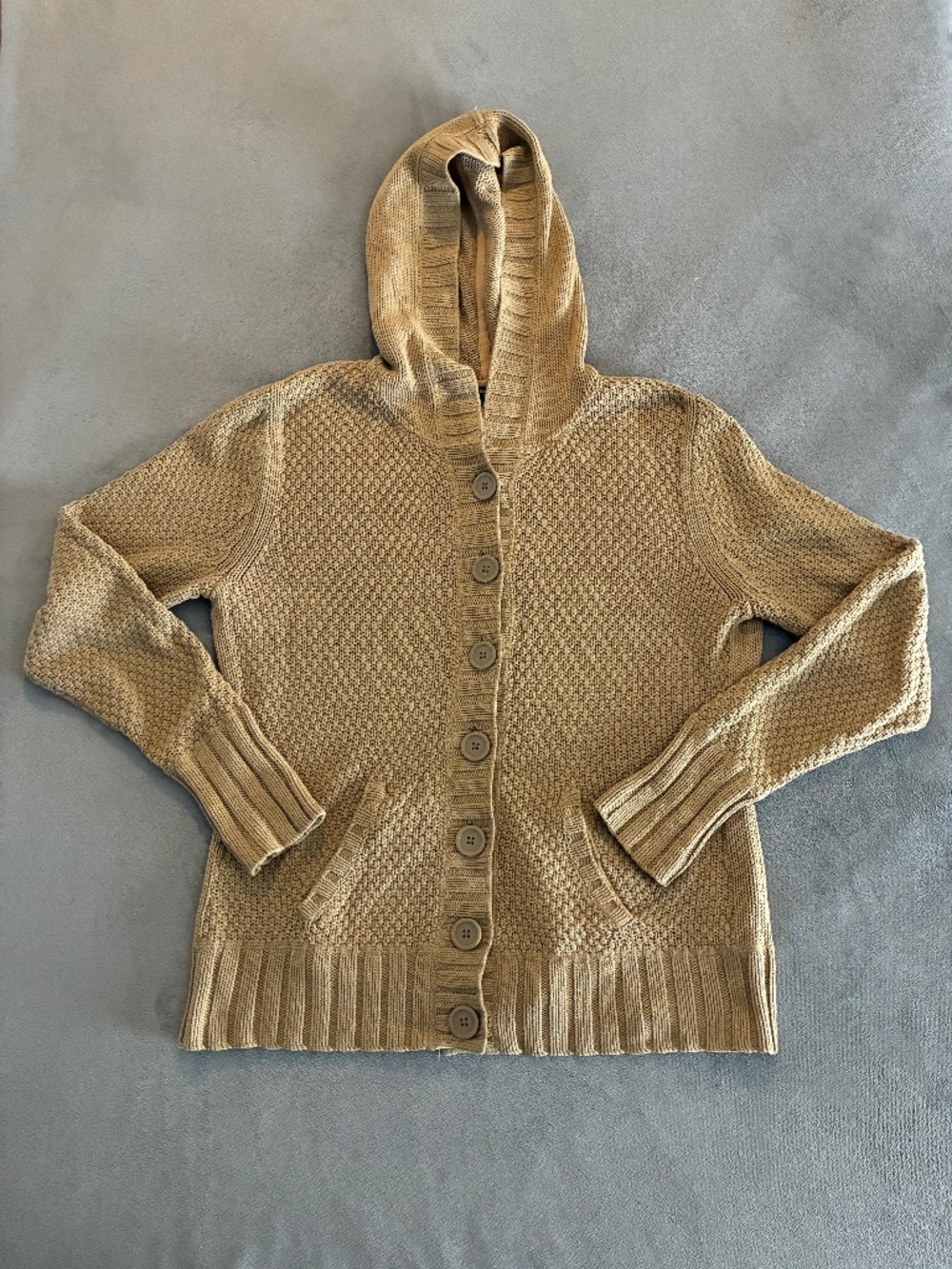 Eddie Bauer Hooded Knit Women’s Button Down Cardigan